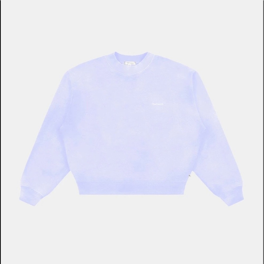 MADHAPPY Crop Crewneck Powder